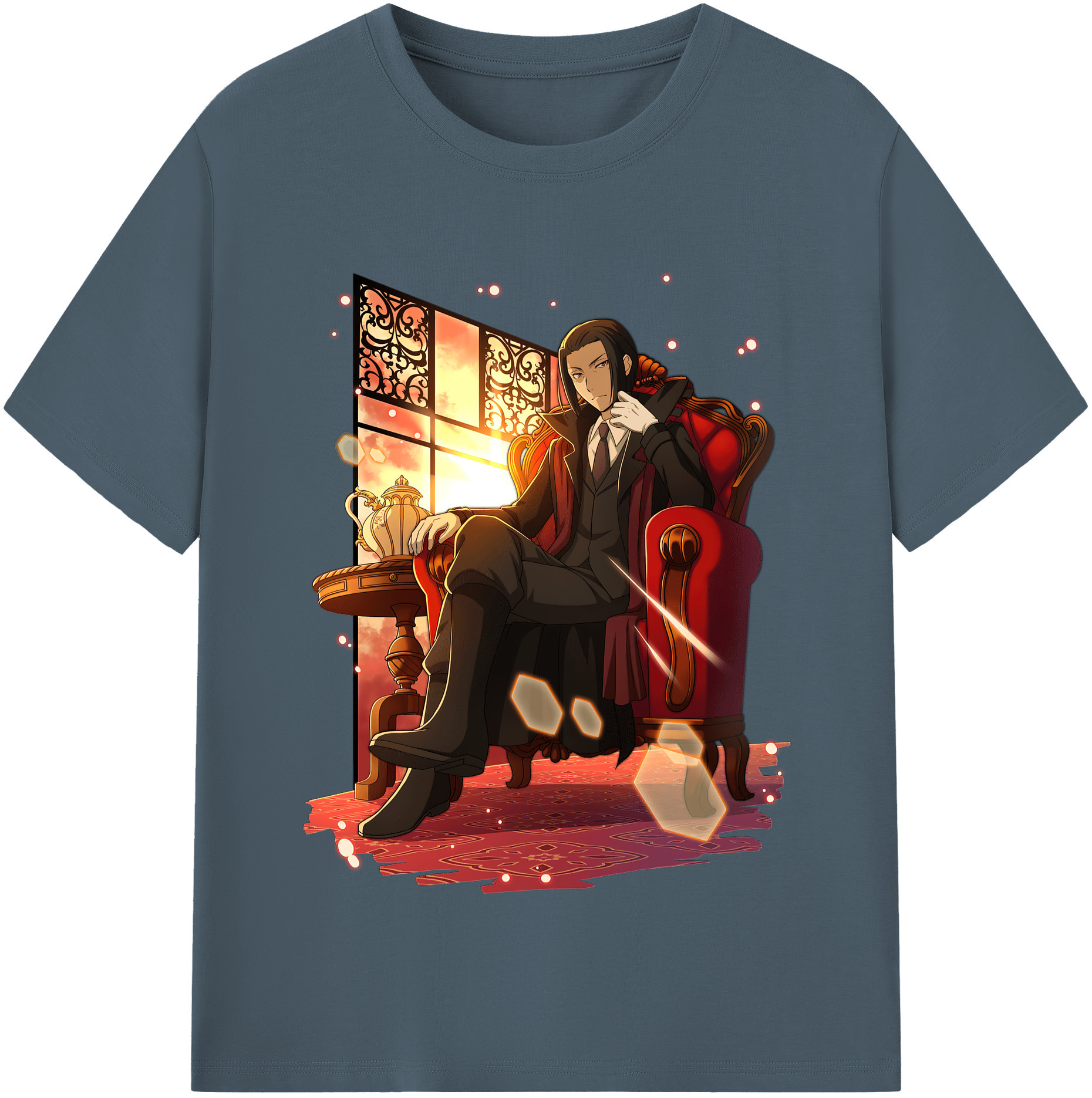 （画像用） 文豪ストレイドッグス Bungo Stray Dogs 綿100％半袖Tシャツ（フロントプリント）